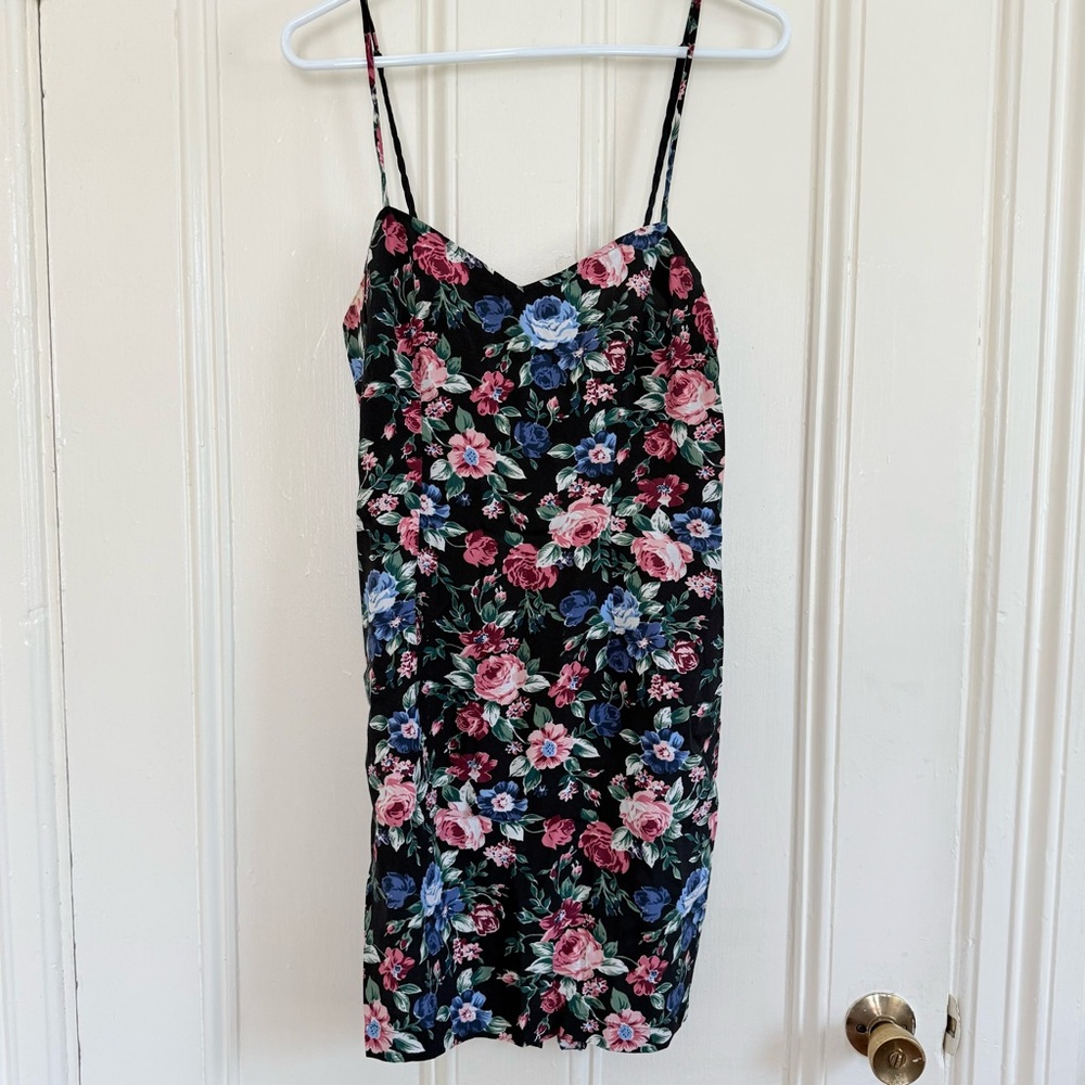 Paris Blues Floral Mini Dress